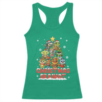 Italian Brainrot Christmas Tree Meme Racerback Tank Top - Wonder Print Shop