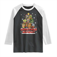 Italian Brainrot Christmas Tree Meme Raglan Shirt - Wonder Print Shop