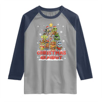Italian Brainrot Christmas Tree Meme Raglan Shirt - Wonder Print Shop