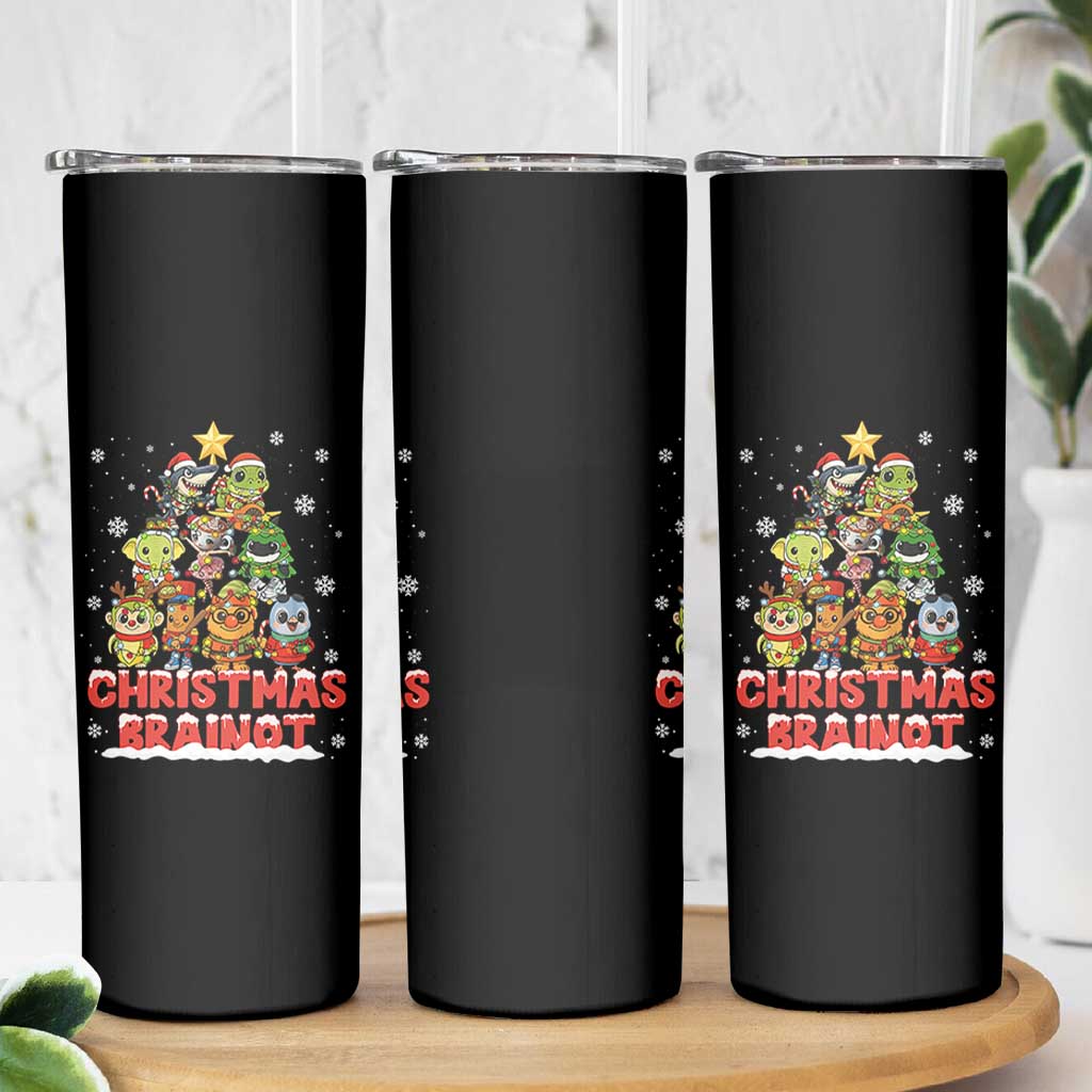 Italian Brainrot Christmas Tree Meme Skinny Tumbler - Wonder Print Shop