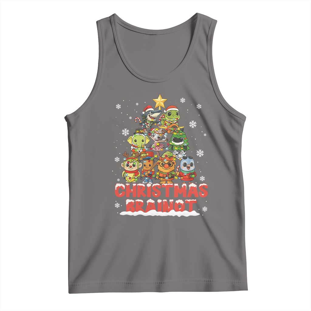 Italian Brainrot Christmas Tree Meme Tank Top - Wonder Print Shop