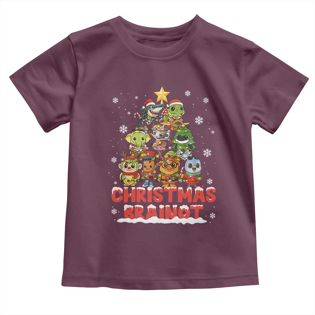 Italian Brainrot Christmas Tree Meme Toddler T Shirt - Wonder Print Shop