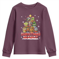 Italian Brainrot Christmas Tree Meme Youth Sweatshirt - Wonder Print Shop