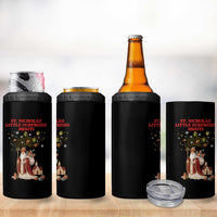 Saint Nicholas Santa Claus Christmas 4 in 1 Can Cooler Tumbler Little Surprises Awaiti - Wonder Print Shop