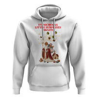 Saint Nicholas Santa Claus Christmas Hoodie Little Surprises Awaiti - Wonder Print Shop