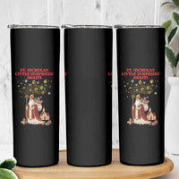 Saint Nicholas Santa Claus Christmas Skinny Tumbler Little Surprises Awaiti - Wonder Print Shop