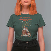 Saint Nicholas Santa Claus Christmas T Shirt For Women Little Surprises Awaiti - Wonder Print Shop