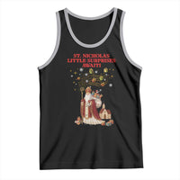 Saint Nicholas Santa Claus Christmas Tank Top Little Surprises Awaiti - Wonder Print Shop