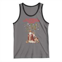 Saint Nicholas Santa Claus Christmas Tank Top Little Surprises Awaiti - Wonder Print Shop