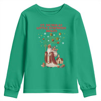 Saint Nicholas Santa Claus Christmas Youth Sweatshirt Little Surprises Awaiti - Wonder Print Shop