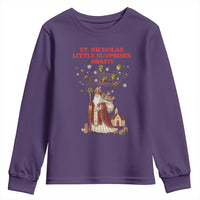 Saint Nicholas Santa Claus Christmas Youth Sweatshirt Little Surprises Awaiti - Wonder Print Shop