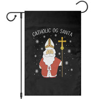 Saint Nicholas Catholic Christmas Garden Flag - Wonder Print Shop