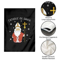 Saint Nicholas Catholic Christmas Garden Flag - Wonder Print Shop