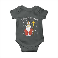 Saint Nicholas Catholic Christmas Baby Onesie - Wonder Print Shop