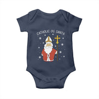 Saint Nicholas Catholic Christmas Baby Onesie - Wonder Print Shop