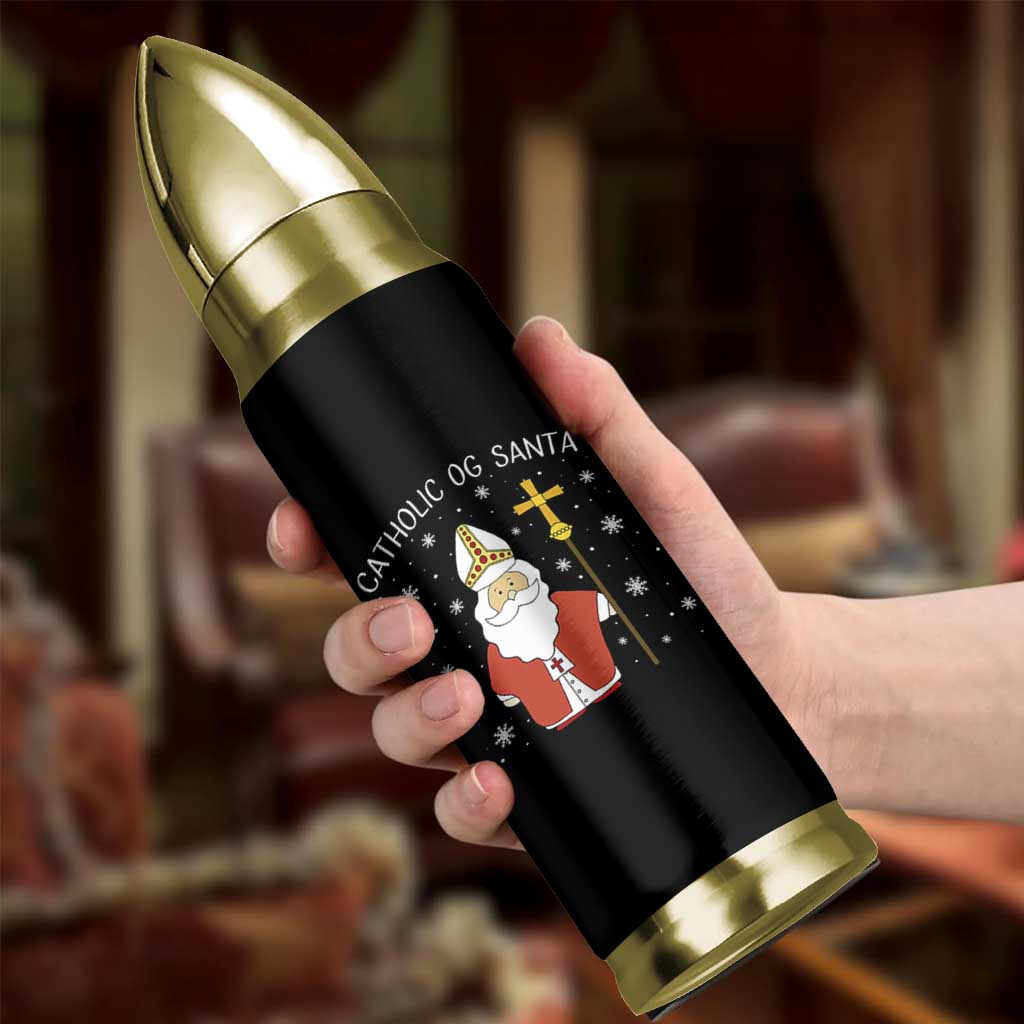 Saint Nicholas Catholic Christmas Bullet Tumbler - Wonder Print Shop