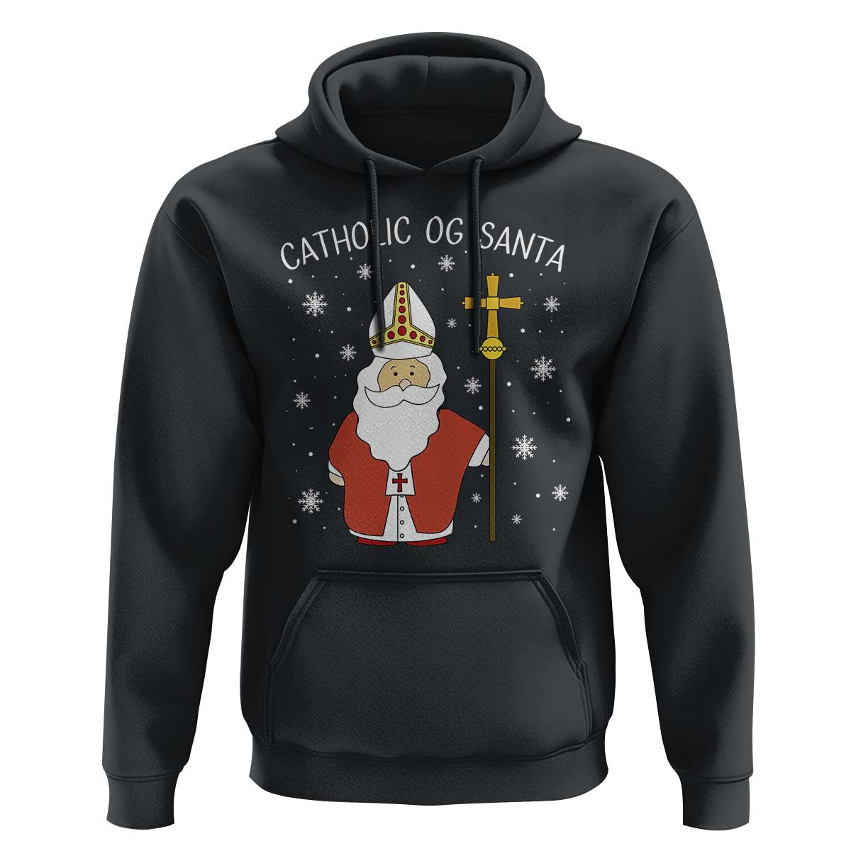 Saint Nicholas Catholic Christmas Hoodie - Wonder Print Shop