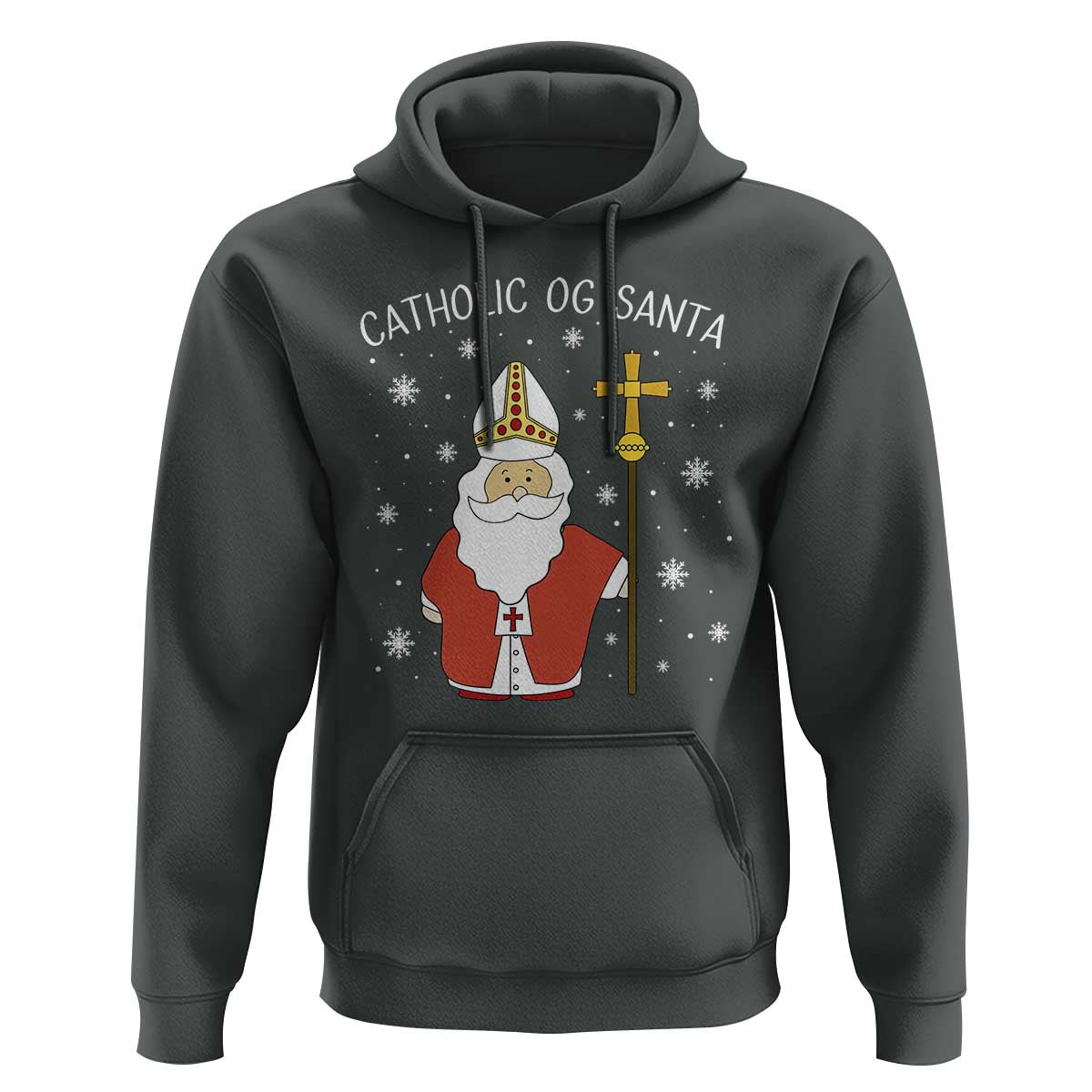Saint Nicholas Catholic Christmas Hoodie - Wonder Print Shop