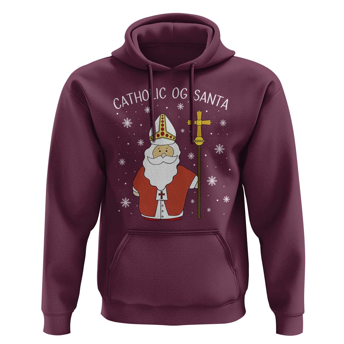Saint Nicholas Catholic Christmas Hoodie - Wonder Print Shop