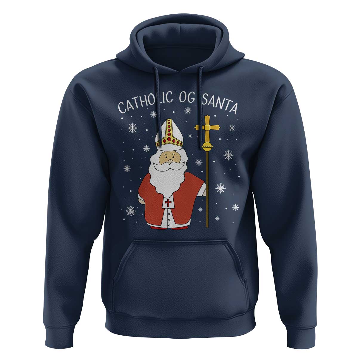 Saint Nicholas Catholic Christmas Hoodie - Wonder Print Shop