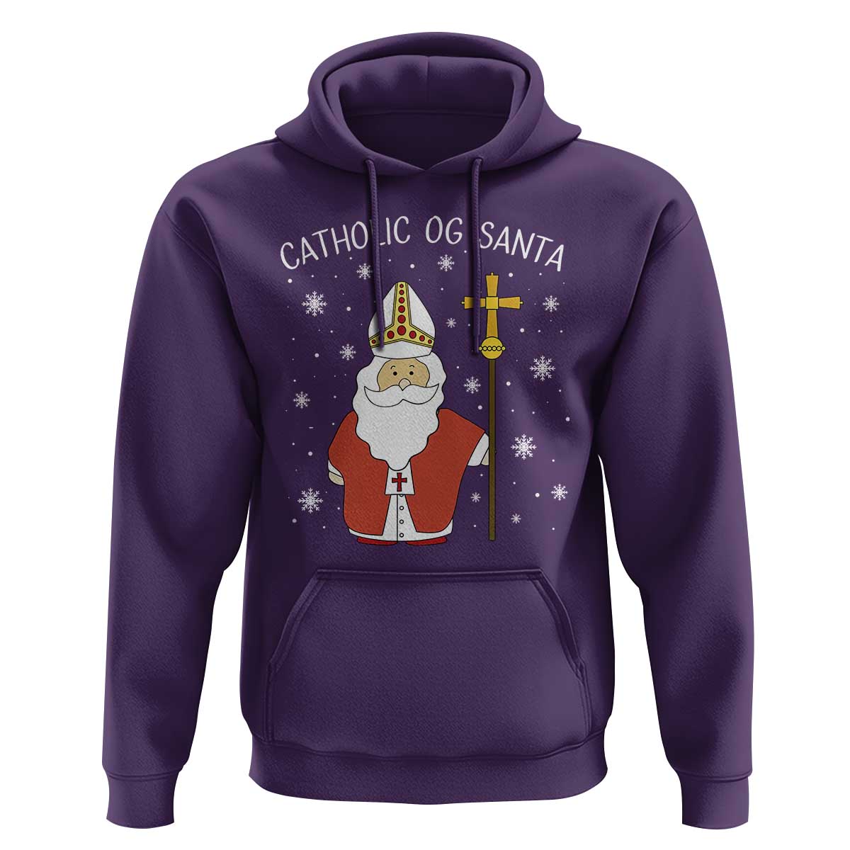 Saint Nicholas Catholic Christmas Hoodie - Wonder Print Shop