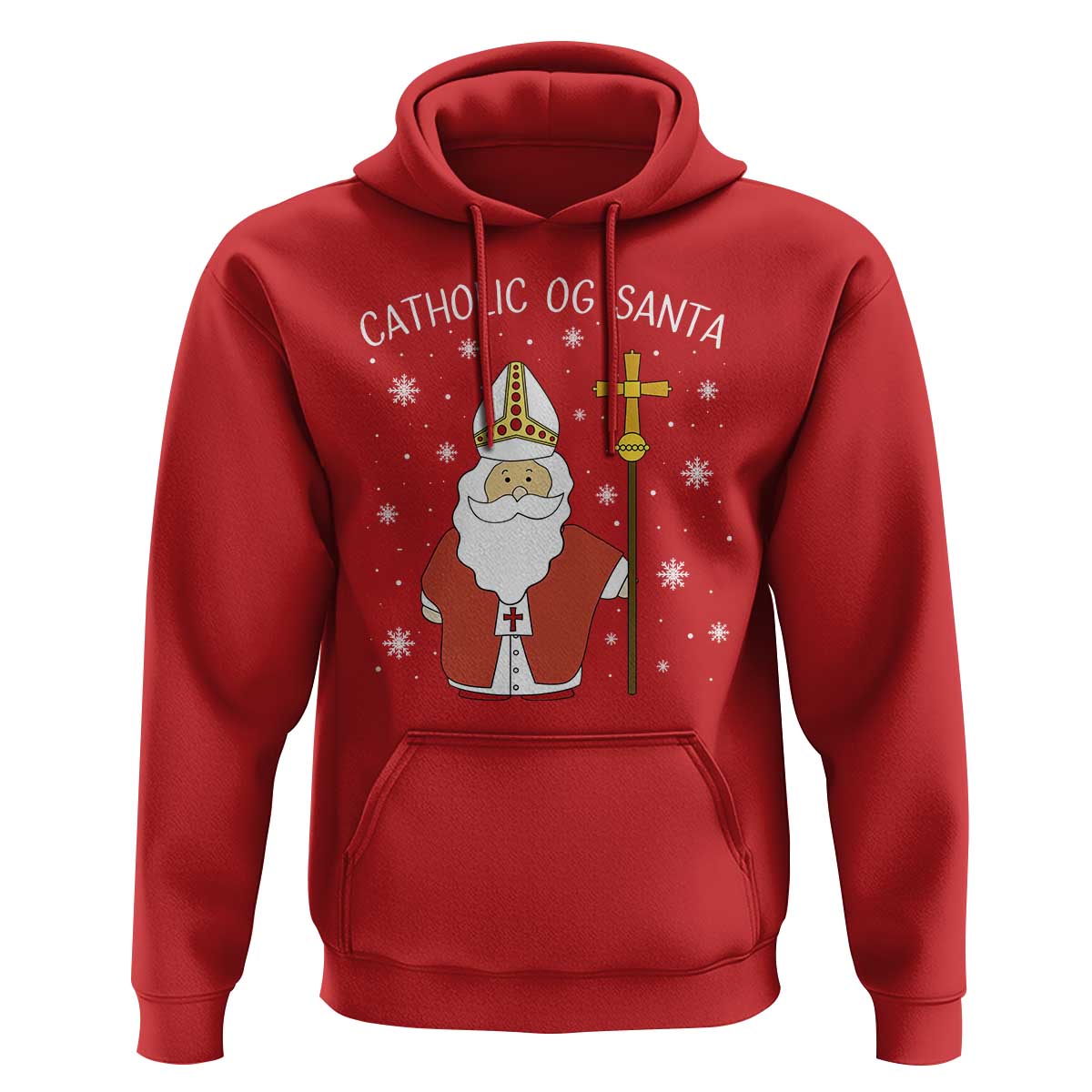 Saint Nicholas Catholic Christmas Hoodie - Wonder Print Shop