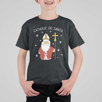 Saint Nicholas Catholic Christmas T Shirt For Kid - Wonder Print Shop