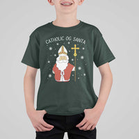 Saint Nicholas Catholic Christmas T Shirt For Kid - Wonder Print Shop