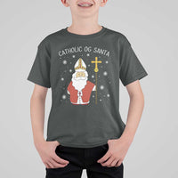 Saint Nicholas Catholic Christmas T Shirt For Kid - Wonder Print Shop