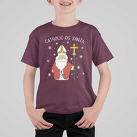 Saint Nicholas Catholic Christmas T Shirt For Kid - Wonder Print Shop