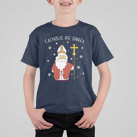 Saint Nicholas Catholic Christmas T Shirt For Kid - Wonder Print Shop