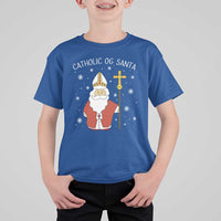 Saint Nicholas Catholic Christmas T Shirt For Kid - Wonder Print Shop