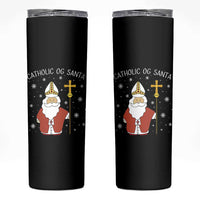 Saint Nicholas Catholic Christmas Skinny Tumbler - Wonder Print Shop