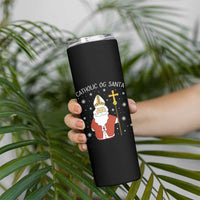 Saint Nicholas Catholic Christmas Skinny Tumbler - Wonder Print Shop