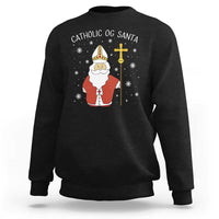 Saint Nicholas Catholic Christmas Sweatshirt - Wonder Print Shop
