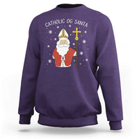 Saint Nicholas Catholic Christmas Sweatshirt - Wonder Print Shop