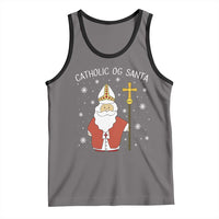 Saint Nicholas Catholic Christmas Tank Top - Wonder Print Shop