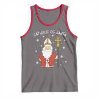 Saint Nicholas Catholic Christmas Tank Top - Wonder Print Shop