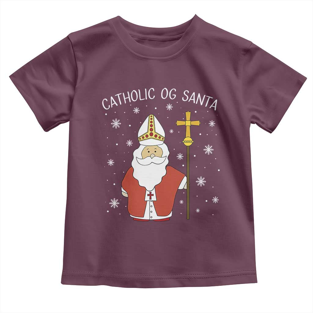 Saint Nicholas Catholic Christmas Toddler T Shirt - Wonder Print Shop