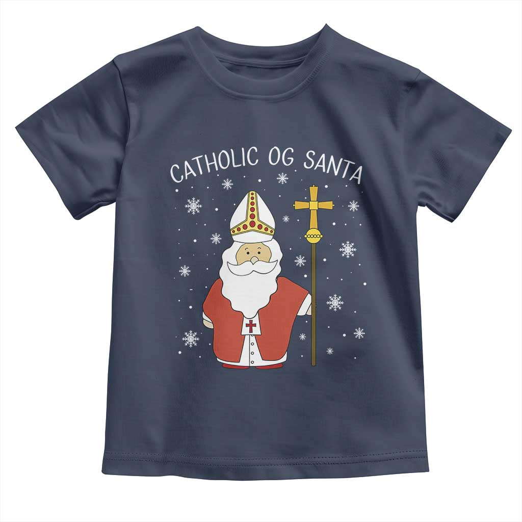 Saint Nicholas Catholic Christmas Toddler T Shirt - Wonder Print Shop