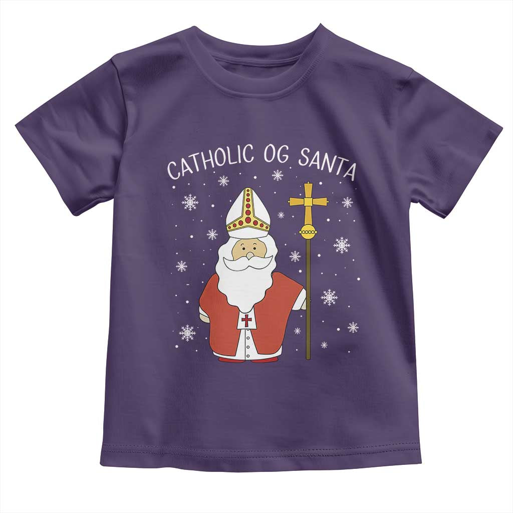 Saint Nicholas Catholic Christmas Toddler T Shirt - Wonder Print Shop