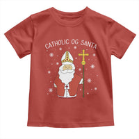 Saint Nicholas Catholic Christmas Toddler T Shirt - Wonder Print Shop