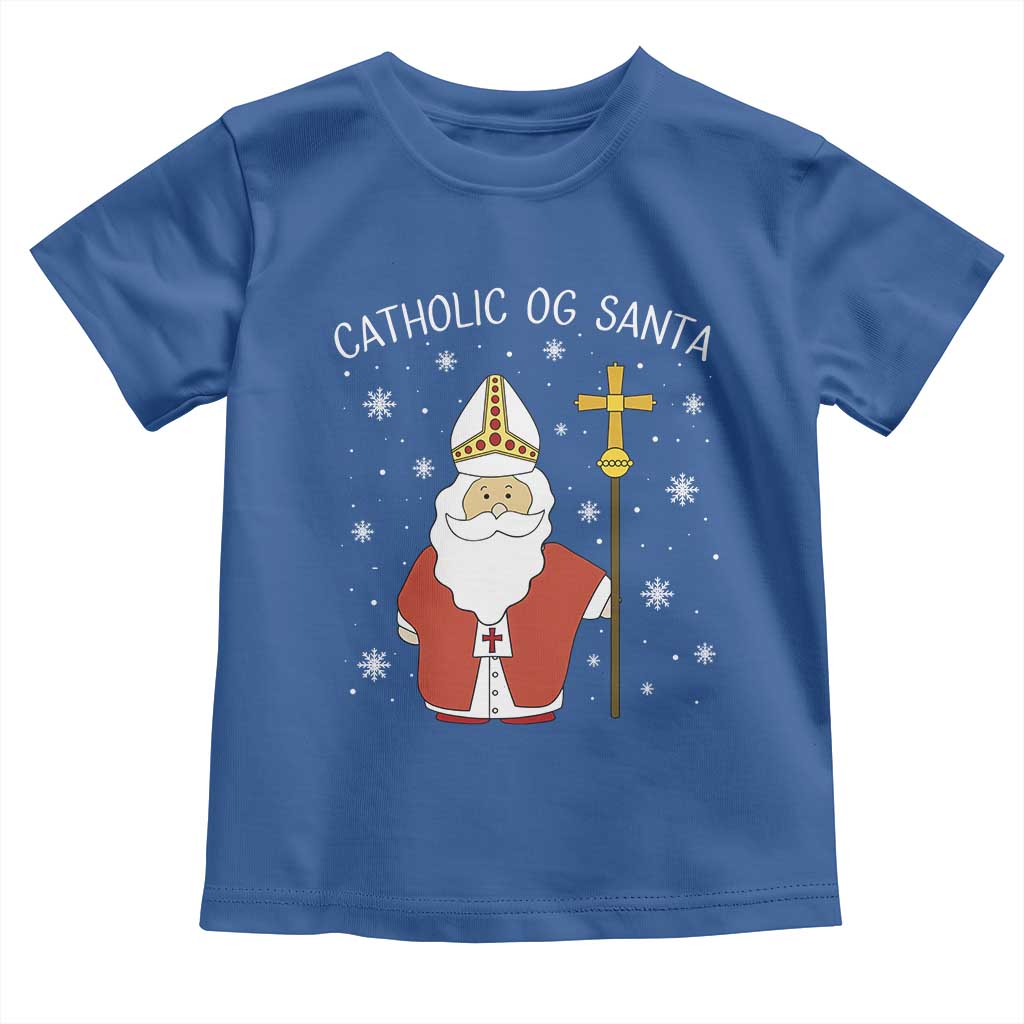 Saint Nicholas Catholic Christmas Toddler T Shirt - Wonder Print Shop