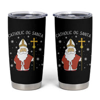 Saint Nicholas Catholic Christmas Tumbler Cup - Wonder Print Shop