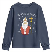 Saint Nicholas Catholic Christmas Youth Sweatshirt - Wonder Print Shop