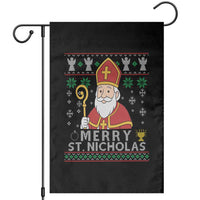 Saint Nicholas Santa Claus Christmas Garden Flag - Wonder Print Shop