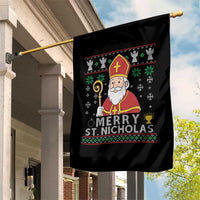 Saint Nicholas Santa Claus Christmas Garden Flag - Wonder Print Shop