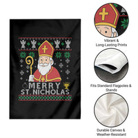 Saint Nicholas Santa Claus Christmas Garden Flag - Wonder Print Shop