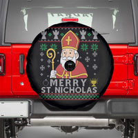 Saint Nicholas Santa Claus Christmas Spare Tire Cover - Wonder Print Shop