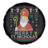 Saint Nicholas Santa Claus Christmas Spare Tire Cover - Wonder Print Shop